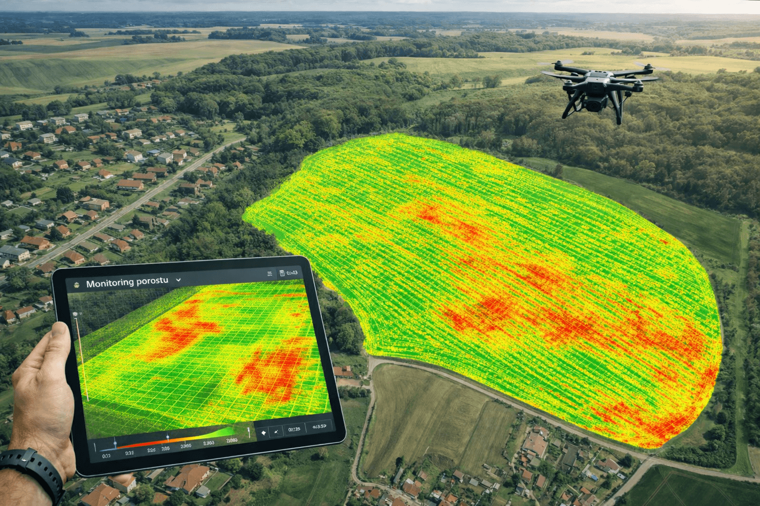 Monitoring porostu v průběhu sezóny