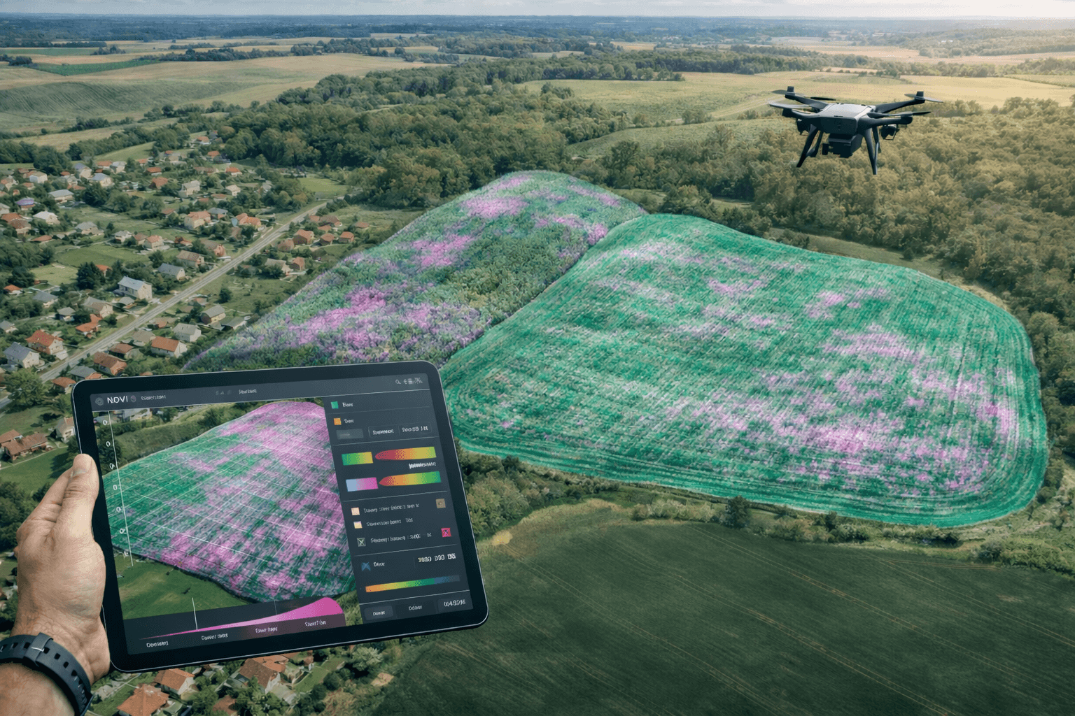 Zapojení porostu a jeho vitalita